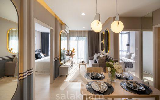 2-bedroom condo for sale at Noble Nue Mega Plus Bangna in Samut Prakan Province.