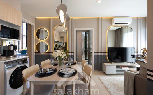 2-bedroom condo for sale at Noble Nue Mega Plus Bangna in Samut Prakan Province.